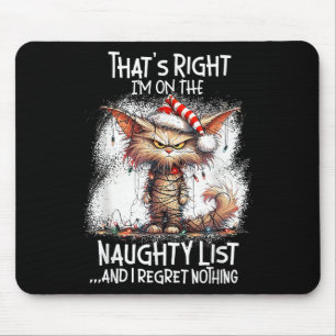 Das ist richtig, ich stehe auf der unartigen Liste Mousepad