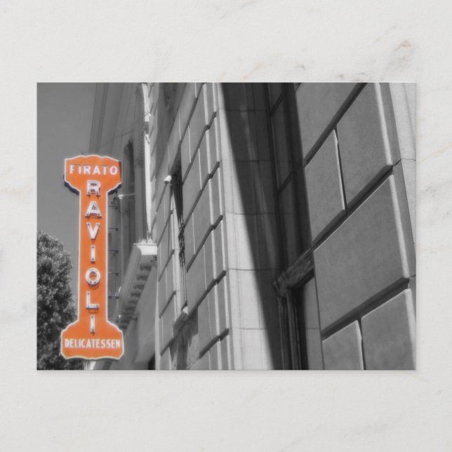 Das ist San José, CA-Firato Italienisches Deli Pos Postkarte (Vorderseite)