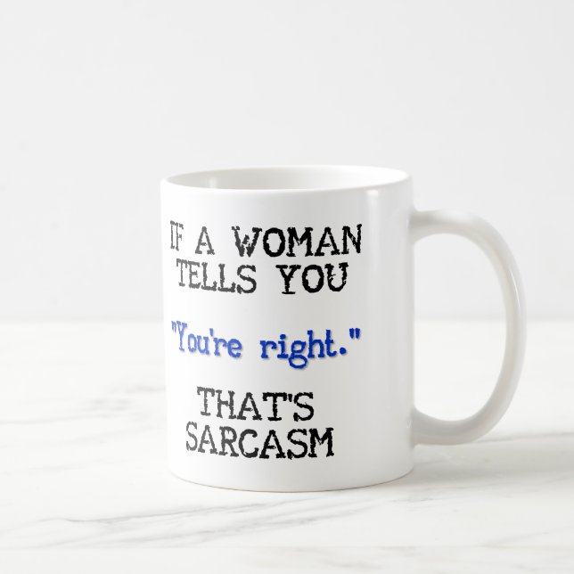 Das ist Sarcasm Funny Mug oder Travel Mug Tasse (Rechts)