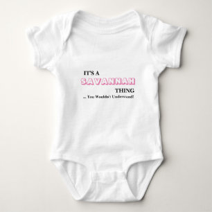Das ist SAVANNAH! Baby Strampler