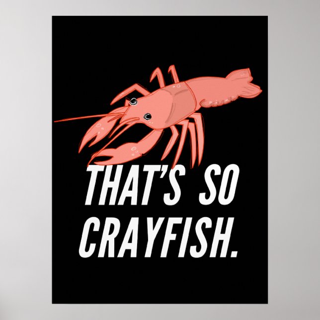 Das ist so ein Krebstiefposter Poster (Vorne)