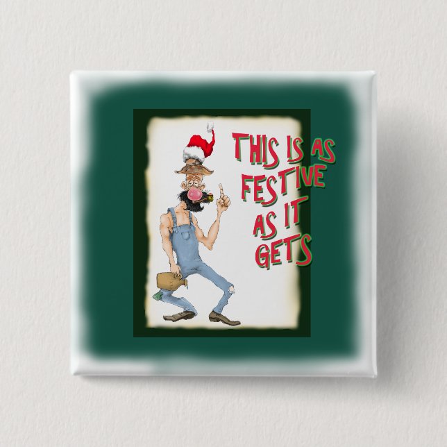 Das ist so festlich, wie es wird button (Vorderseite)