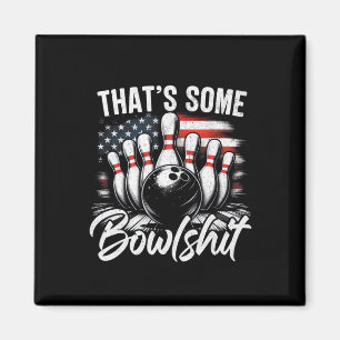 Das ist Some Bowl Vintage Lustig Usa Flagge Bowlin Magnet