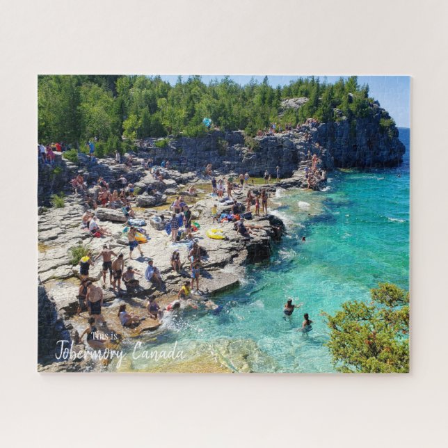 Das ist Tobermory - Kanada Puzzle (Horizontal)