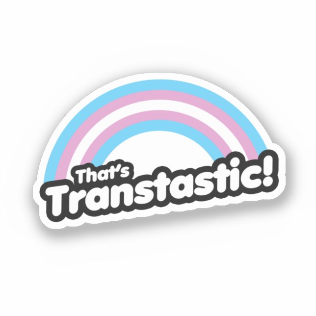Das ist transtastisch aufkleber (Vorderseite)