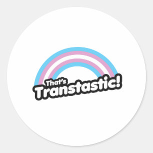 Das ist Transtastisch Runder Aufkleber