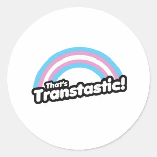 Das ist Transtastisch Runder Aufkleber