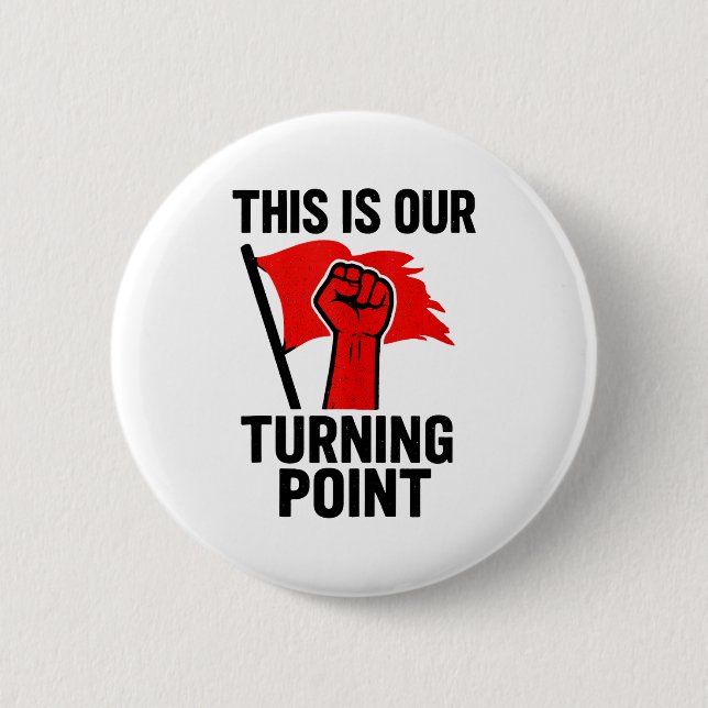 Das ist unser Wendepunkt Tank Top  Button (Vorderseite)