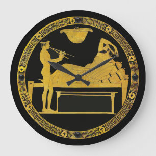 Das ist Unterhaltung! Große Wanduhr