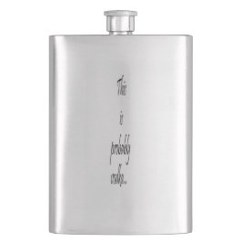 Das ist wahrscheinlich Wodka Flachmann