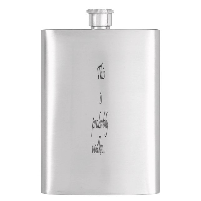 Das ist wahrscheinlich Wodka Flachmann (Vorderseite)