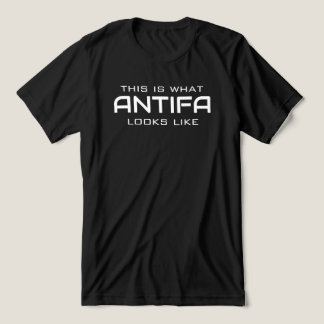 Das ist, was ANTIFA auf einem T-Shirt aussieht Tri-Blend Shirt