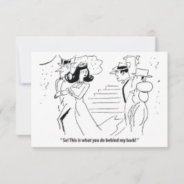 Das ist, was du hinter meinem Rücken tust, lustig Save The Date