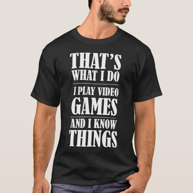 Das ist, was ich i-Spiel-Spiele und ich Sachen T-Shirt (Vorderseite)