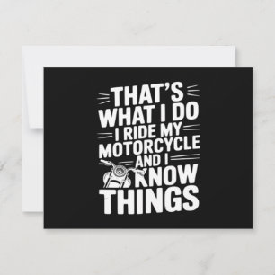 Das ist was ich tue ich fahre mein Motorrad und ic