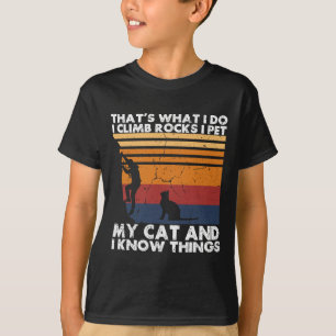 Das ist, was ich tue, ich klettere Felsen, streich T-Shirt