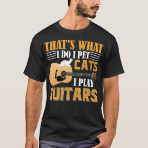 Das ist, was ich tue, ich passe Katze, die ich spi T-Shirt