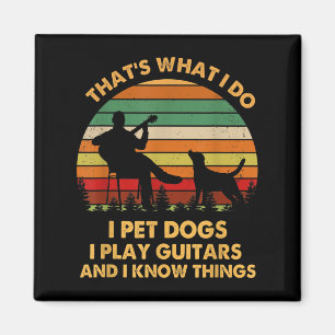 Das ist was ich tue ich streichle Hund ich spiele Magnet
