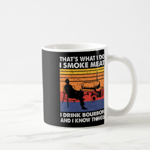 Das ist, was ich tue Smoke Meat Bbq Kaffeetasse