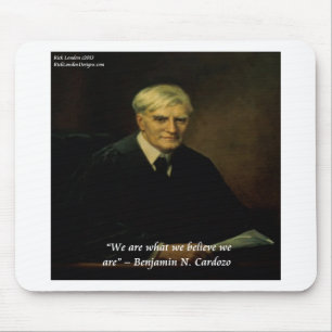 "Das ist, was wir sind." - Zitat von Benjamin Card Mousepad
