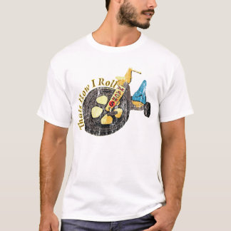 Das ist, wie ich T-Shirt des Mach-5 rolle. Vintage