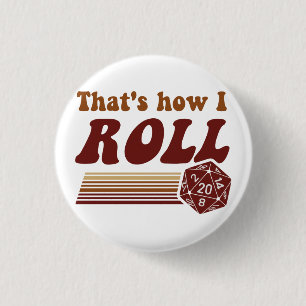 Das ist, wie ich Würfel des Fantasie-Spiel-d20 Button