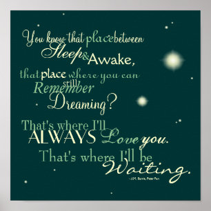 Das ist, wo ich wartete Plakat bin