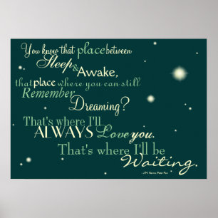 Das ist, wo ich wartete Plakat bin