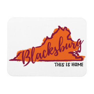 Das ist Zuhause Blacksburg Virginia Hokie Magnet