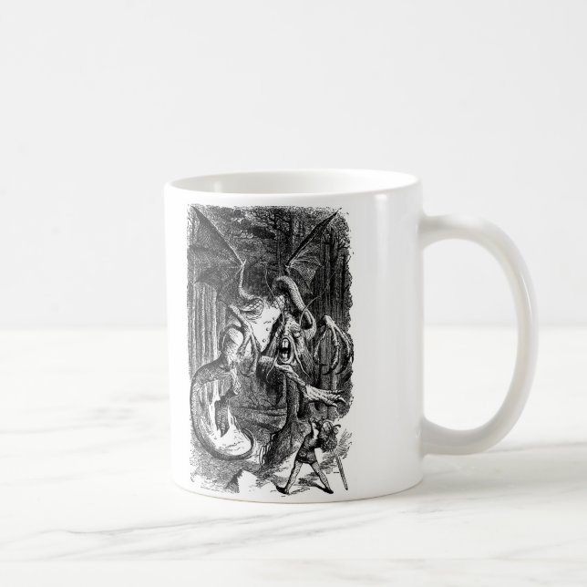 Das Jabberwocky Kaffeetasse (Rechts)
