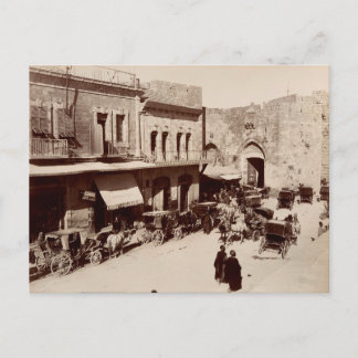 Das "Jaffator" in Jerusalem, Heiliges Land Postkarte