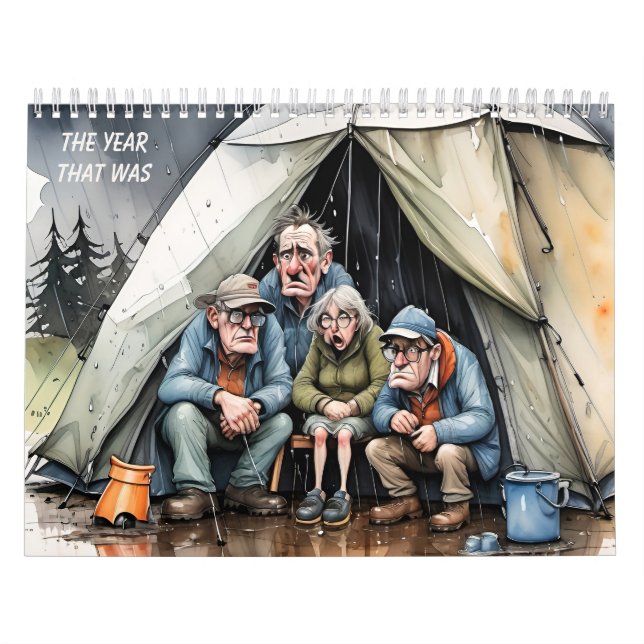 Das Jahr, das war - Neuseeländischer Cartoon-Kalen Kalender (Titelbild)