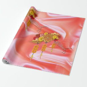 Das Jahr des Tiger-Wrapping Paper Geschenkpapier