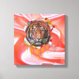 Das Jahr des Tigers Leinwanddruck