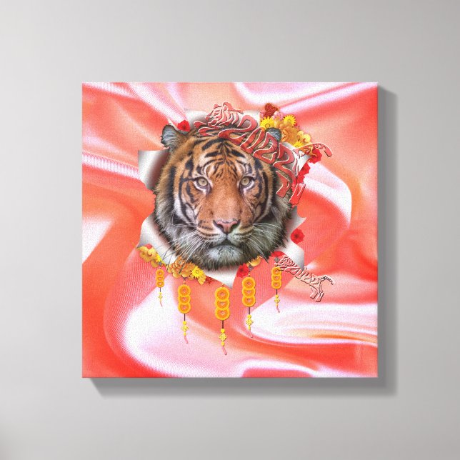 Das Jahr des Tigers Leinwanddruck (Vorderseite)
