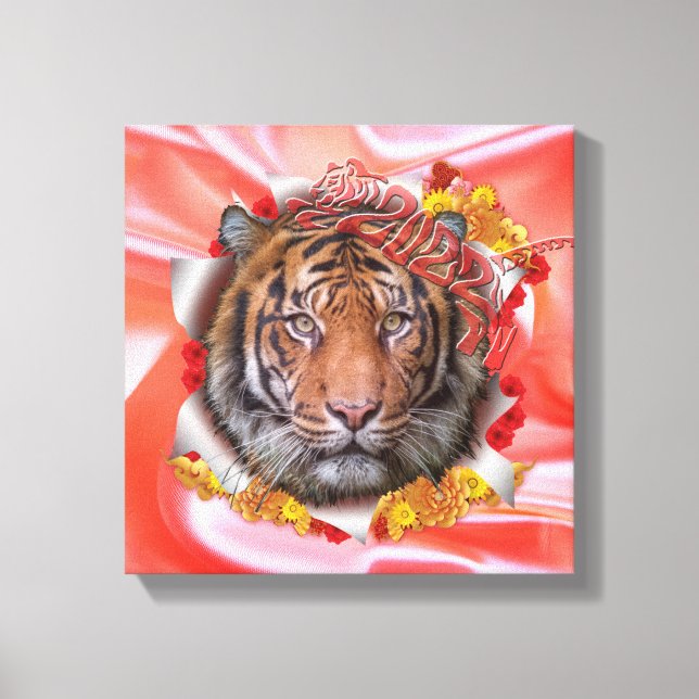 Das Jahr des Tigers Leinwanddruck (Vorderseite)