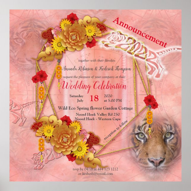 Das Jahr des Tigers Poster (Vorne)