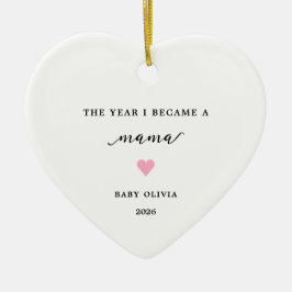 Das Jahr, in dem ich eine Mama-Baby-Puppe wurde, O Keramik Ornament