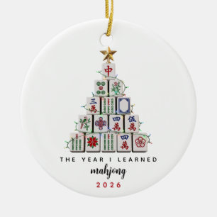 Das Jahr, in dem ich Mahjong gelernt habe – Benutz Keramik Ornament