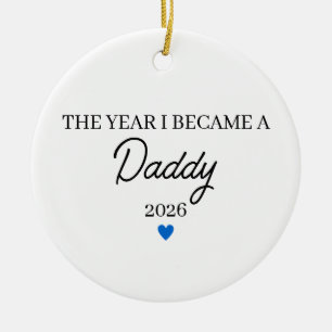 Das Jahr, in dem ich Papa wurde, Dad To Be  Keramik Ornament