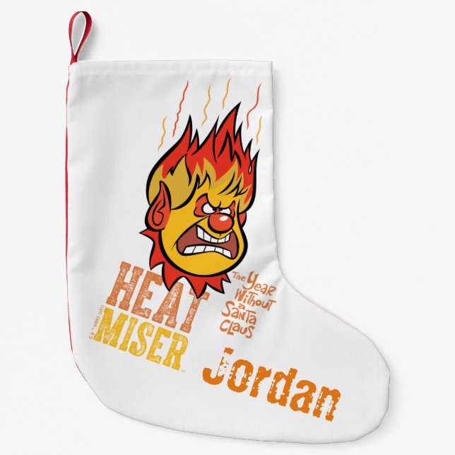 DAS JAHR OHNE SANTA CLAUS™ Heat Miser Fuming Kleiner Weihnachtsstrumpf (Vorderseite)