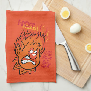 DAS JAHR OHNE SANTA CLAUS™   Hot Head Geschirrtuch