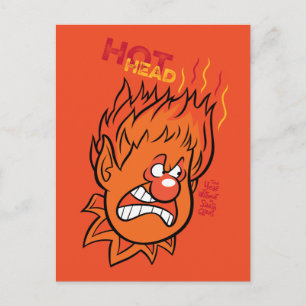 DAS JAHR OHNE SANTA CLAUS™   Hot Head Postkarte