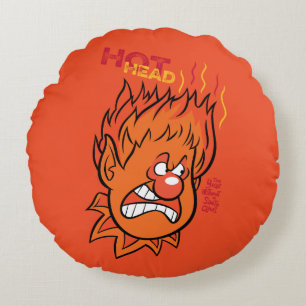DAS JAHR OHNE SANTA CLAUS™   Hot Head Rundes Kissen
