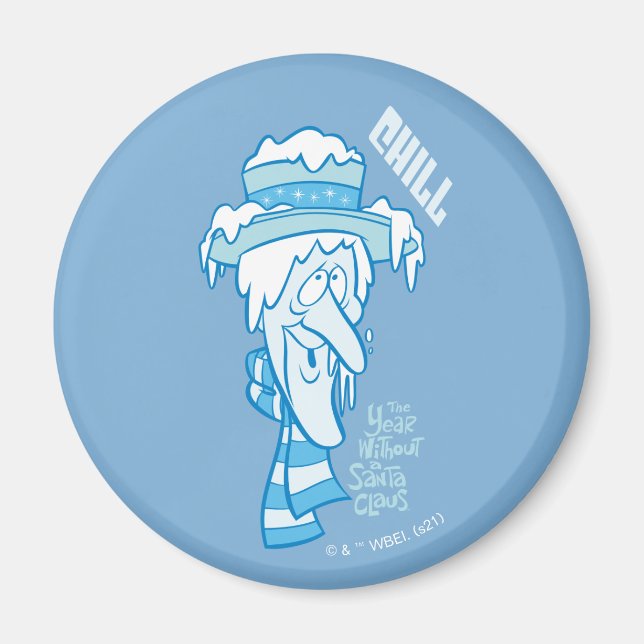 DAS JAHR OHNE SANTA CLAUS™ | Snow Miser Chill Magnet (Vorne)