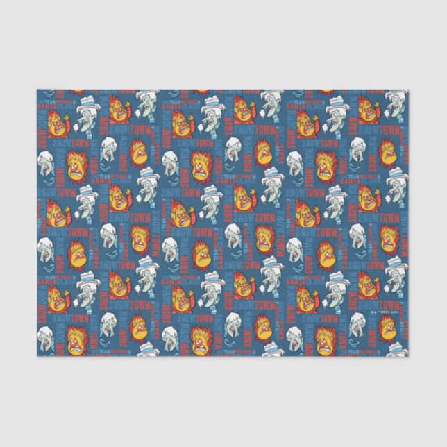 DAS JAHR OHNE SANTA CLAUS™ Snowtown Showdown Seidenpapier (Vorderseite)