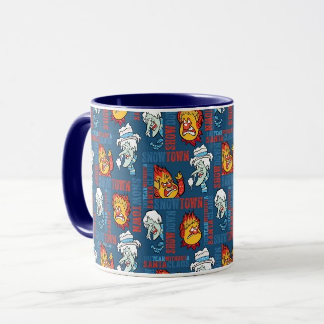 DAS JAHR OHNE SANTA CLAUS™ Snowtown Showdown Tasse (Vorderseite Links)