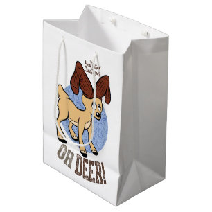 DAS JAHR OHNE SANTA CLAUS™ Vixen "Oh Deer" Mittlere Geschenktüte