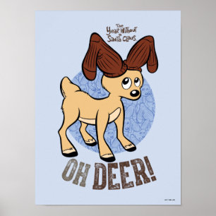 DAS JAHR OHNE SANTA CLAUS™   Vixen "Oh Deer" Poster