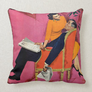 Das Jahr von Unzufriedenheit Kissen